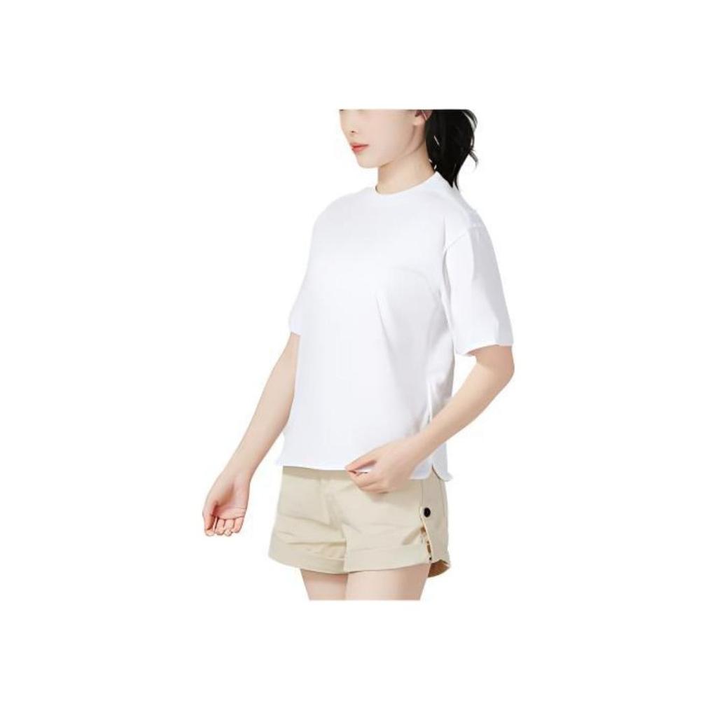 Puma Футболка Her Tee с принтом логотипа, свободный крой, короткий рукав, женские топы, белый цвет 676650-02