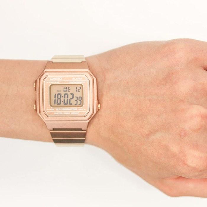 CASIO Standard B650WC-5A Digital Metal Watch (Pink Gold)