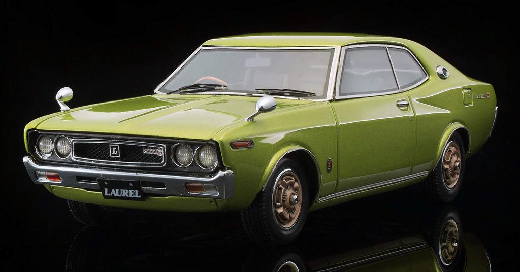 Ignition Model TOMYTEC Nissan Laurel HT 2000SGX Green Finished Product × 1/43 T-IG4323