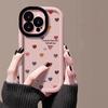 Colorful Love for Apple 16promax Mobile Phone Case IPhone 14pro Puff 15 Anti-fall 13/11