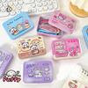 Cartoon Animal Food Pattern Storage Iron Box Portable Kawaii Girl Ring Jewelry Hair Clip Button Dustproof Small Box