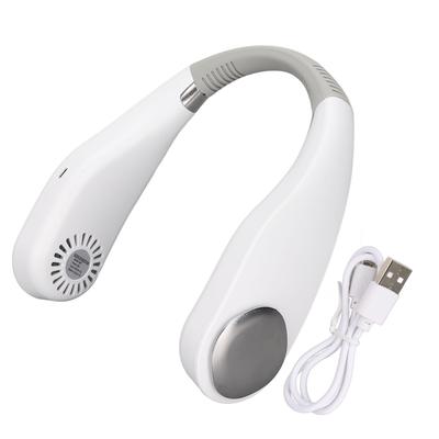 Шейный вентилятор без лопастей, 3 скорости, USB-зарядка, аккумулятор 3000 мАч, тихий, hands-free, с подсветкой, вентилятор для лица для офиса, путешествий