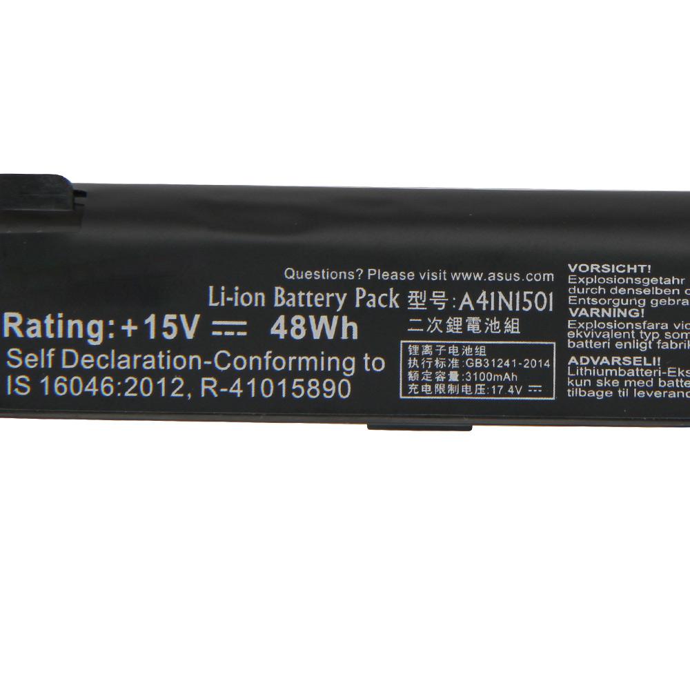 Replacement Battery For ASUS N552V N552VW N752 N752V N752VW GL752VW GL752V CA A41N1501 A41LK9H Laptop Battery