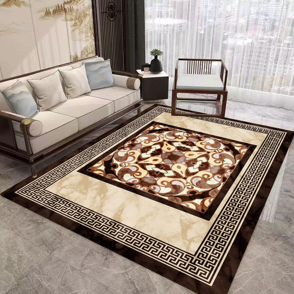 Ретро китайский стиль простой ковер гостиная диван спальня кабинет ванная комната прихожая коврик противоскользящий легкая роскошь домашний декор ковер