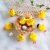 24/36Pcs Easter Fur Chicks Adorable Appearance Mini Size Wide Application Fluffy Soft