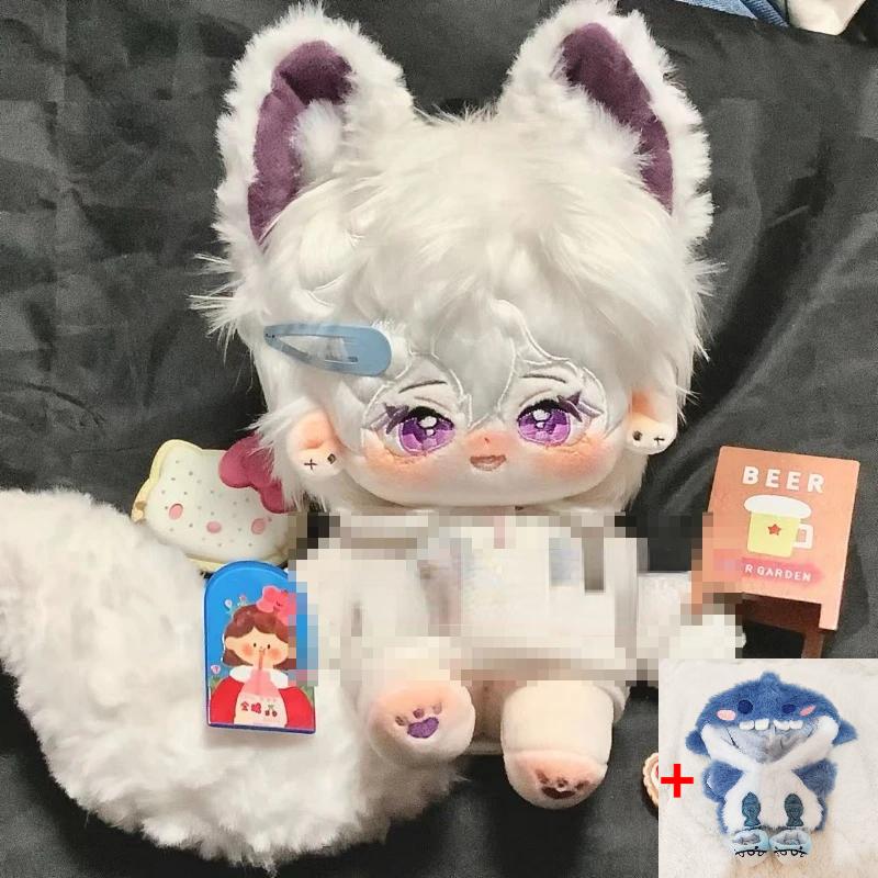 20 см хлопковая кукольная одежда толстовки с капюшоном в виде акулы мультяшное пальто с животными плюшевая кукла мягкая фигурка кукла переодевание игра подарки