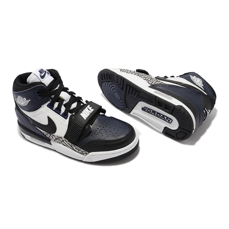 Кроссовки Air Jordan Legacy 312 BG Midnight Navy Детские Синий Черный Белый DO7442-401