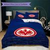 Eintracht Frankfurt Pattern Bedding uilt Set uilt Cover Pillowcase Home Decoration Birthday Gift (1 * duvet cover + 2 * pillowcase  without core)