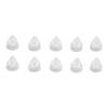 10pcs Sound Aids Domes for Minifit Anti Static Reusable Single Layer Silicone Open Vented Earplug