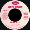 7-дюймовая пластинка LLOYD BROWN  Fill Me In CRT815 Charm UK Reggae Ska Dub Б/у