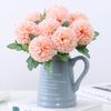 Имитация цветка Экологичный неувядаемый пластиковый ложный букет цветов хризантемы для дома