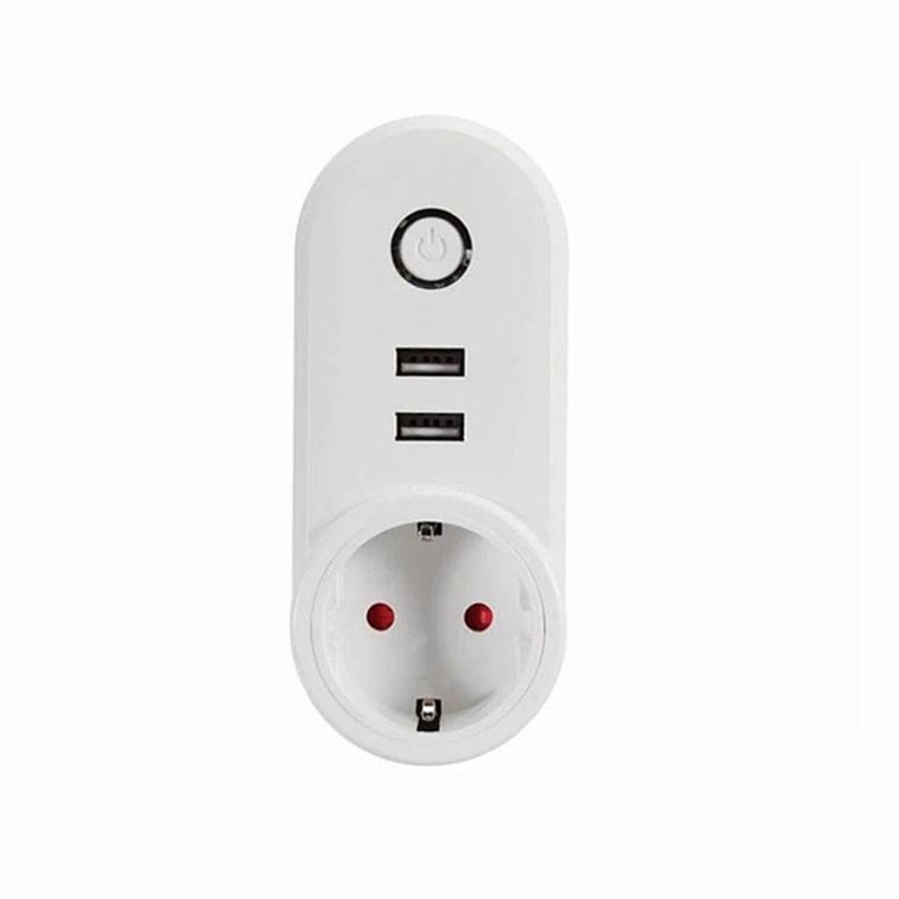 Адаптер питания Smart Power Plug WiFi Электрическая розетка ЕС США Австралия Великобритания GE Гнездо USB Время Дистанционное управление с помощью приложения Smartlife Alexa Google Home