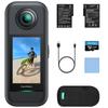 AKASO 360 Action Camera с картой SD 64 ГБ 72 МП Новый уровень 48 МП Суперплавный ИИ Невидимая селфи-палка Длительное время записи - 5,7K 360° Видео, 360°
