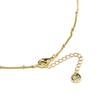 Luxenter Collier de cristal multicolore fini en or jaune 18K - Lision
