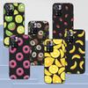 Flamingo Fruits Luxury Case for Xiaomi Redmi Note 9S 9 11 10 8 Pro 9C 9 K40 9A 7 8T 7A 9T Soft Silicone Coque Black Phone Cover