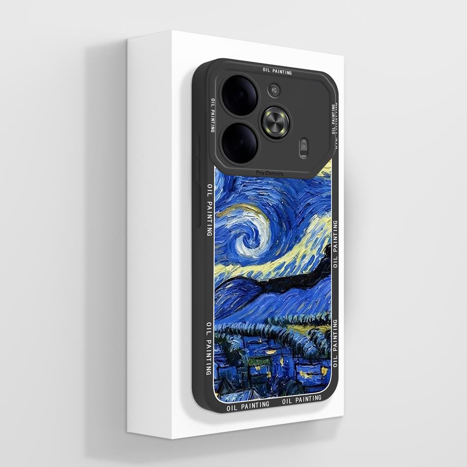 Чехол для Tecno Pova 6 Neo Чехол для Tecno Pova6 Pro Задняя крышка с бабочкой Защита камеры Мягкий жидкий силикон Противоударный корпус телефона