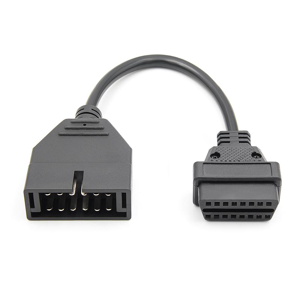12-контактный для GM на OBD2 16-контактный Разъем 16-контактный OBD 2 Удлинительный кабель ELM327 Автомобильный диагностический Разъем Адаптер Кабель