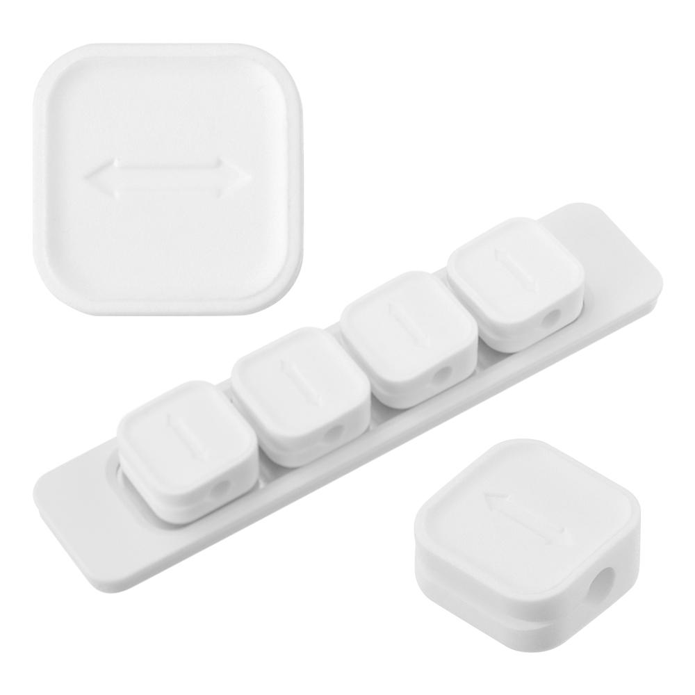 Silicone Self-adhesive Cable Organizer Cable Management USB Cables Holder Mouse Wire Organizer