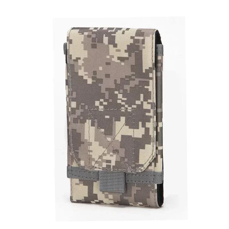 Outdoor Camo Bag Tactical Phone Holder Sport Waist Belt Case Waterproof Nylon EDC Sport Hunting Camo Bags in Backpack
