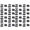 72Pcs Plastic Plastic Mounting Clip Inner diameter 55*9mm Bed Frame Fitting  Wooden board connection
