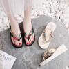 Fashion 2025 Fashion Women Flip Flops Summer Beach Platform Slippers Outside Casual Sandals Summer Women Wedges Shoes