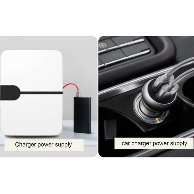 Портативный автомобильный холодильник 6 л Термо- и охлаждающий холодильник 12 В постоянного тока 220 В переменного тока Холодильник для кемпинга Автомобильный холодильник-обогреватель для вождения и путешествий