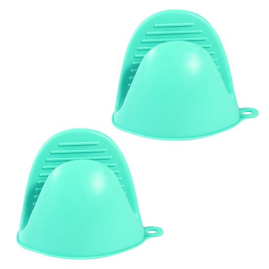 1 пара силиконовых мини-перчаток для духовки, термостойкие кулинарные рукавицы, нескользящие кухонные прихватки для выпечки и приготовления пищи