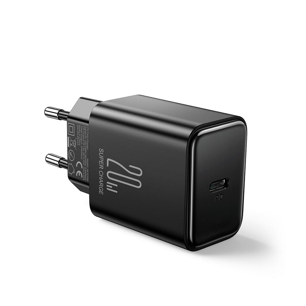 Joyroom 20W USB-C PD Fast Charger Black JR-TCF06