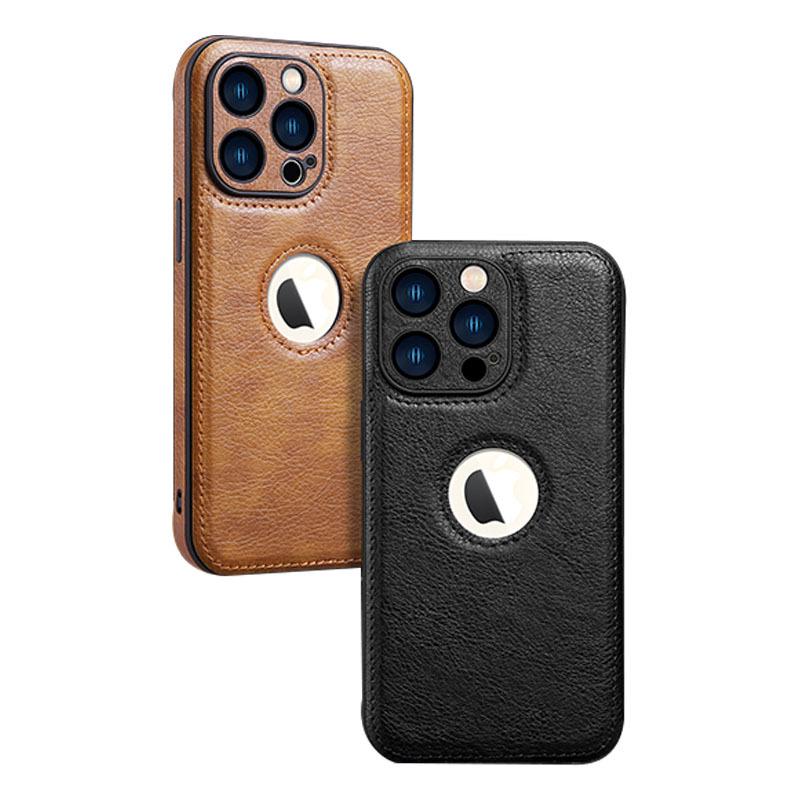 Кожаный чехол для iPhone 15 Pro с дизайном Romax, полная защита для iPhone 14 и 11.