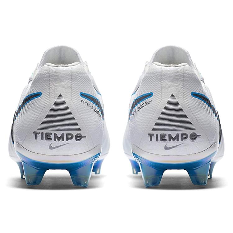 Nike Tiempo Legend 7 Elite FG 'White Blue Hero' (Unisex) White / Metallic Cool Grey-Blue Hero Soccer Shoes AH7238 107