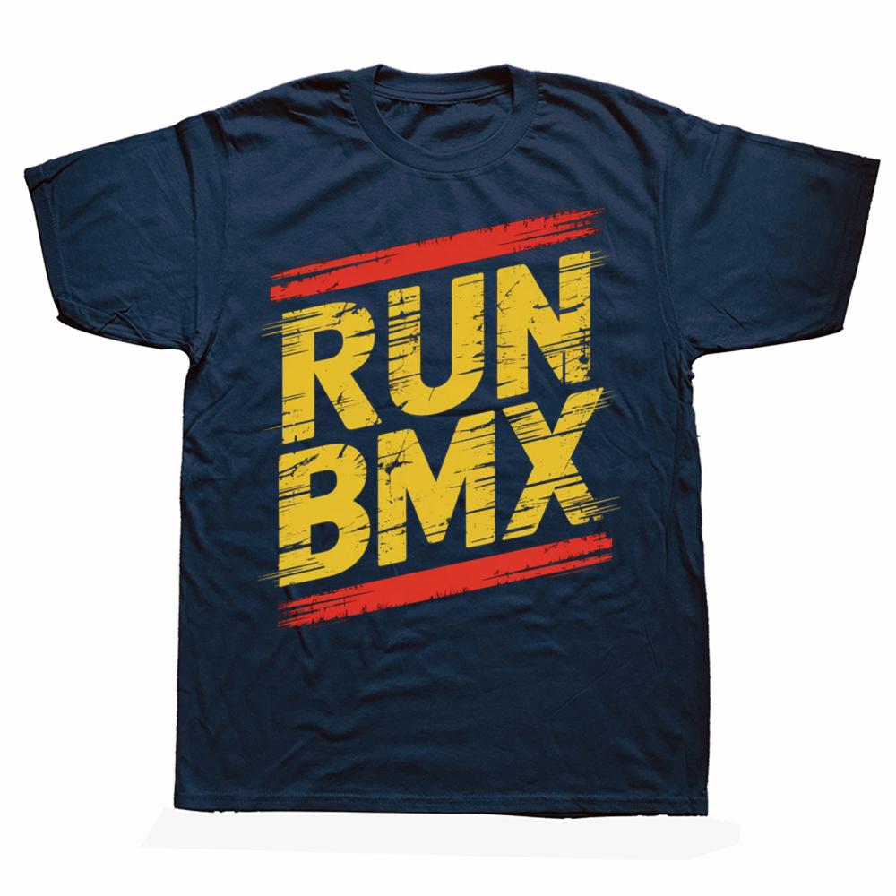 BMX Велосипед Гонки Подарок Беги BMX Графические Футболки Мужские Женские Мода Повседневная Футболка 100% Хлопок Свободная Оверсайз Футболка
