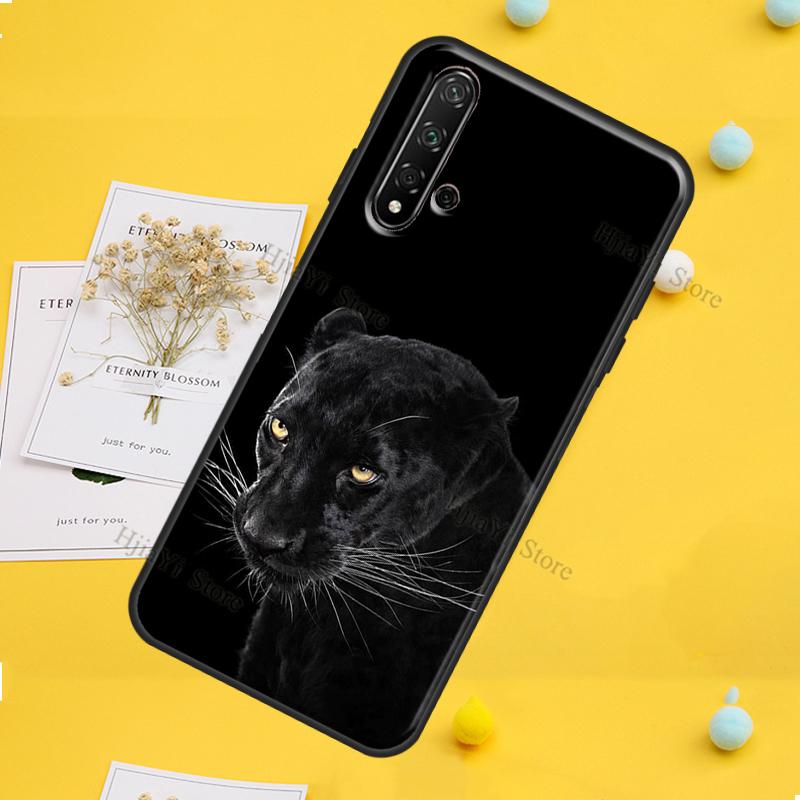 Чехол с животным Пантера для Huawei P30 P20 P40 P60 Pro P Smart Nova 9 5T Honor Magic 5 Lite X8 X9a 50 70