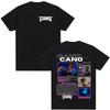 Rapper Cano Triana Tour Merch T-shirts Men Women Fashion Hip Hop Oversized T Shirt Comfort Cotton Casual Short Sleeve T-shirt