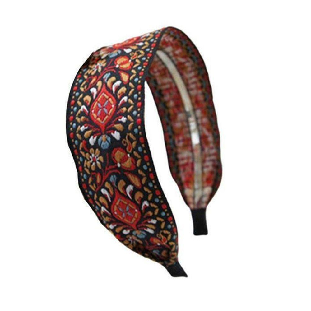 Женские богемные инструменты для укладки волос, вышитая лента, головной убор, повязки на голову, головные повязки, головные платки, обруч для волос