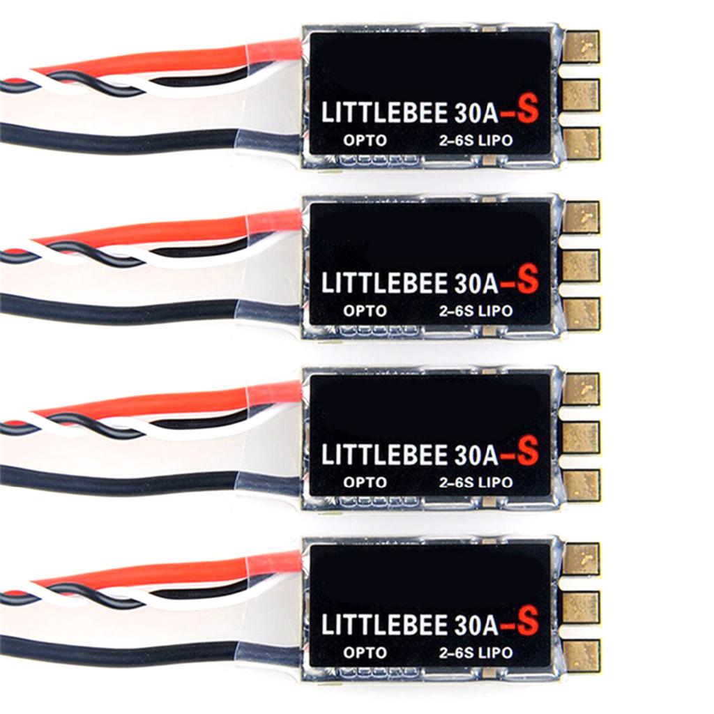 Бесколлекторный двигатель 2205 2300KV 4 шт. двигатель обратного и прямого вращения и 4 шт. регулятора 30A для FPV RC гоночного дрона мультикоптера