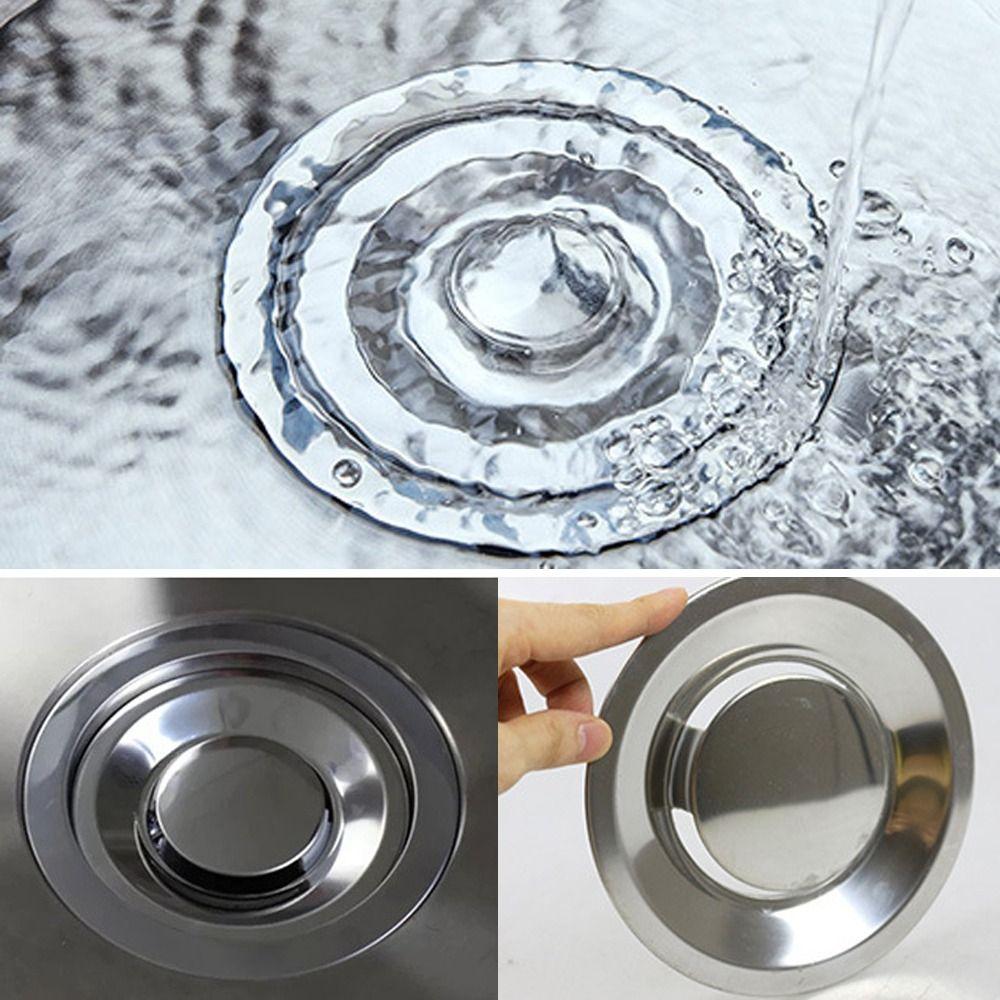 Useful Anti Odor Bathroom Supplies Leakage-proof Drain Strainer Bathtub Stopper Sewer Water Sink Plug Cover