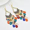 1 пара висячих сережек, бусин, декоративных капель воды, подвесных серег на крючках, подарок