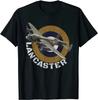 WW2 British Warplanes Lancaster Heavy Bomber T-Shirt. Premium Cotton Short Sleeve O-Neck Mens T Shirt New S-3XL