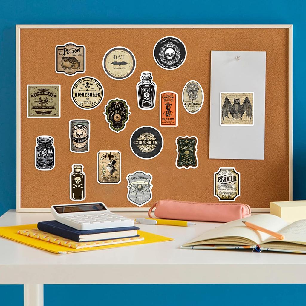 50 Ретро Триллер Зелье Граффити Наклеек Украсьте Блокнот Чемодан Сделай Сам Водонепроницаемые Наклейки