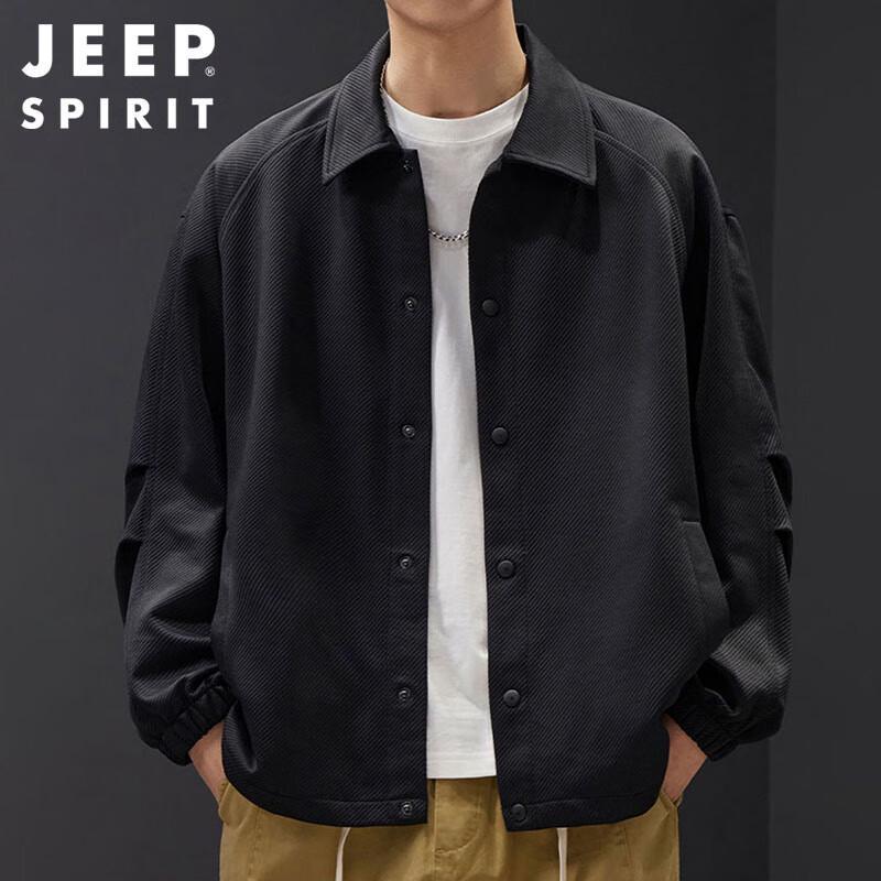 JEEP SPIRIT Men's Retro Workwear Jacket