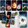 IK29 Football Soccer Transparent Phone Case for Motorola Moto Edge 20 30 40 50 S30 Fusion Ultra Pro Neo Lite + G200 G23