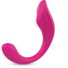 S-Hande Ribbon Pro Multifunctional Flexible Vibrator with 9 Vibration Modes Red Rose