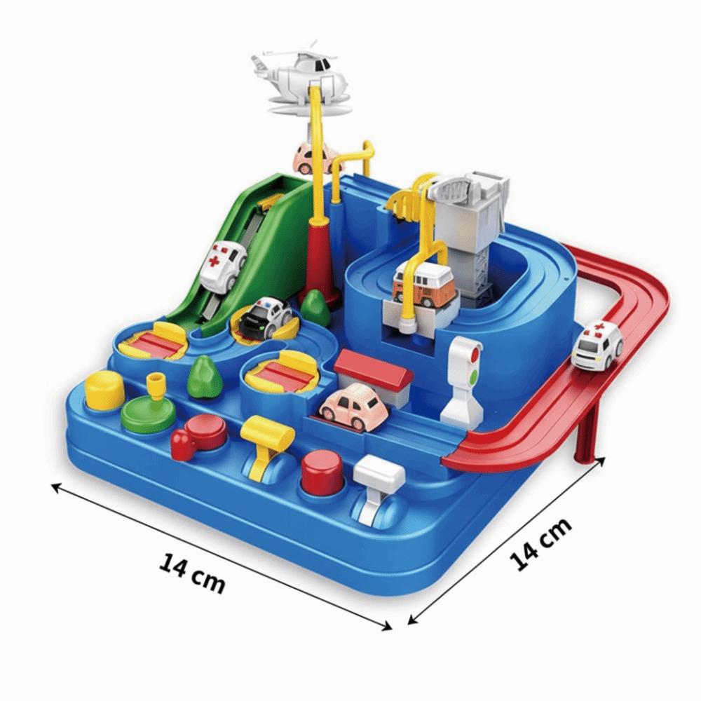 Inertia Coastdown Car Challenge Adventure Toy Plastic Track Adventure Game Funny Puzzle Game Game