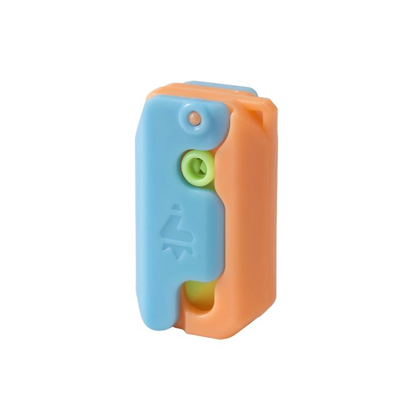 Новая мультяшная 3D гравитационная игрушка-ластик в виде морковки для студентов, креативная канцелярия для снятия стресса, фиолетовая оболочка)