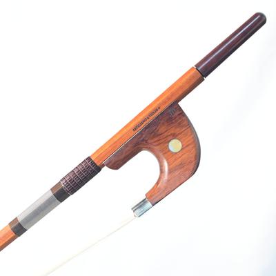 Смычок для контрабаса Fernanbuco Snake Wood Frog, квадратный смычок в немецком стиле ARTIGIANO&VIOLIN AT-104