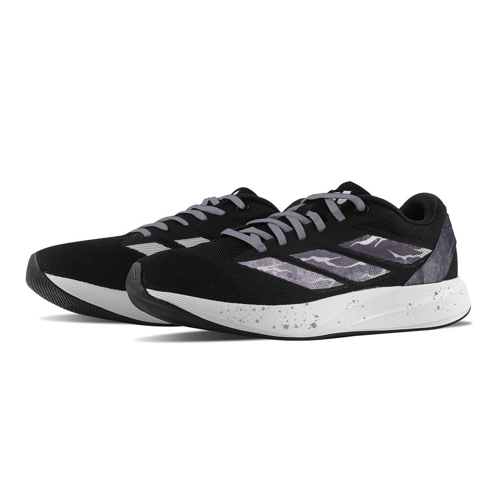 Adidas Duramo RC Cushioning, Wear Resistant Low top Running Shoes Unisex Purple Black ID2704(Team529-)