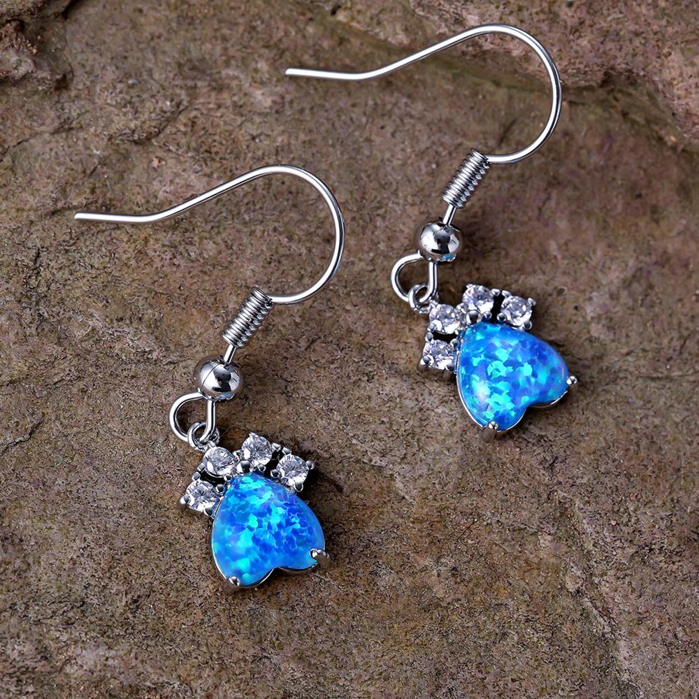 1 пара милых дизайнерских серег-крючков для женщин и девочек, серьги-капли в виде лапы собаки, медведя, модные ювелирные изделия, подарки