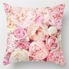 Pink Feather Pillowcase Decorative Bed  Car Sofa Cushion Cover Home Fashion Cute