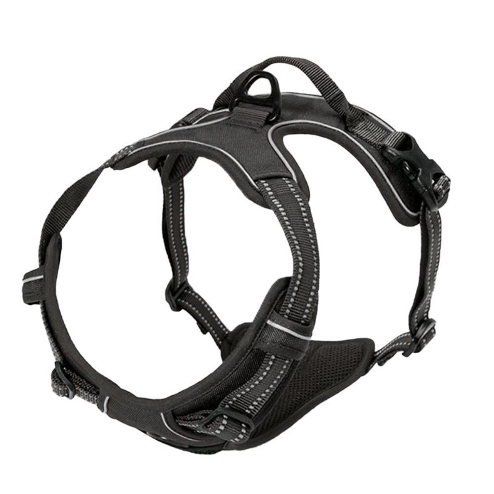 Reflective No Pull Dog Harness Vest Nylon Breathable Dog Chest Strap Adjustable Dog Leash Vest Large and Medium-sized Dog