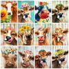 Diy Diamond Painting Embroidery Cow Collection 2023 Cross Stitch Mosaic Animal Full Square/round Home Decor